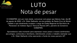 Nota de Pesar